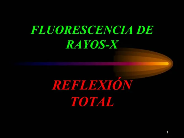 FLUORESCENCIA DE RAYOS-X