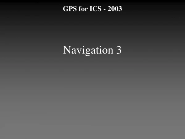 Navigation 3