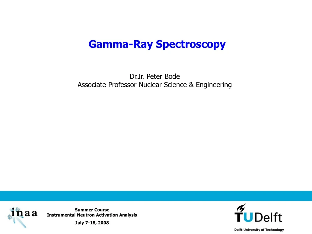 gamma ray spectroscopy