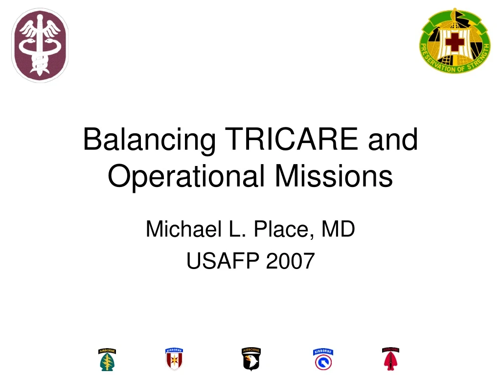 balancing tricare and operational missions
