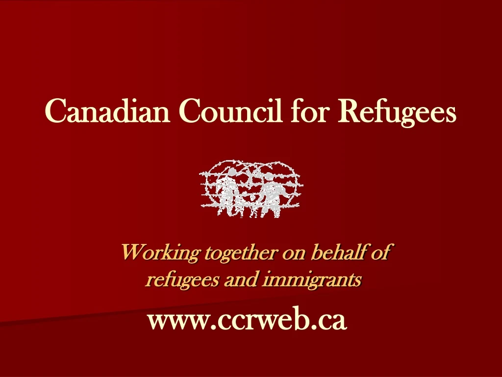 canadian council for refugees