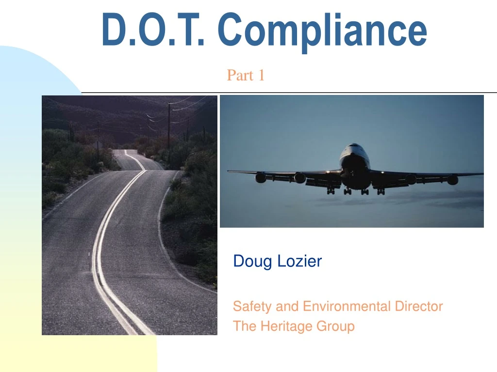 d o t compliance