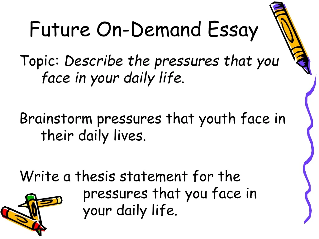 future on demand essay