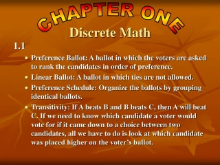 Voting Methods and Fairness Criteria: A Comprehensive Overview - slide 1