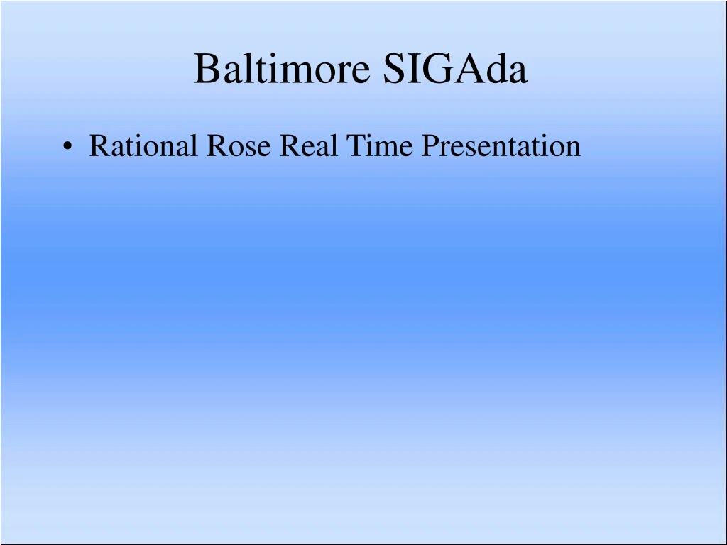 baltimore sigada