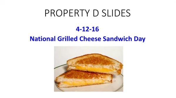 PROPERTY D SLIDES