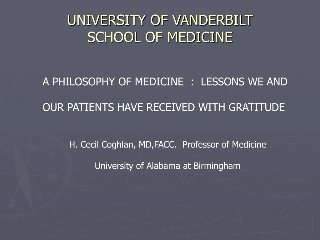 university of vanderbilt school of medicine
