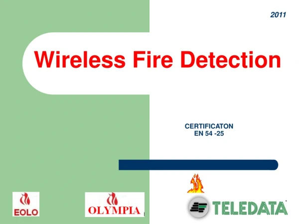 Wireless Fire Detection