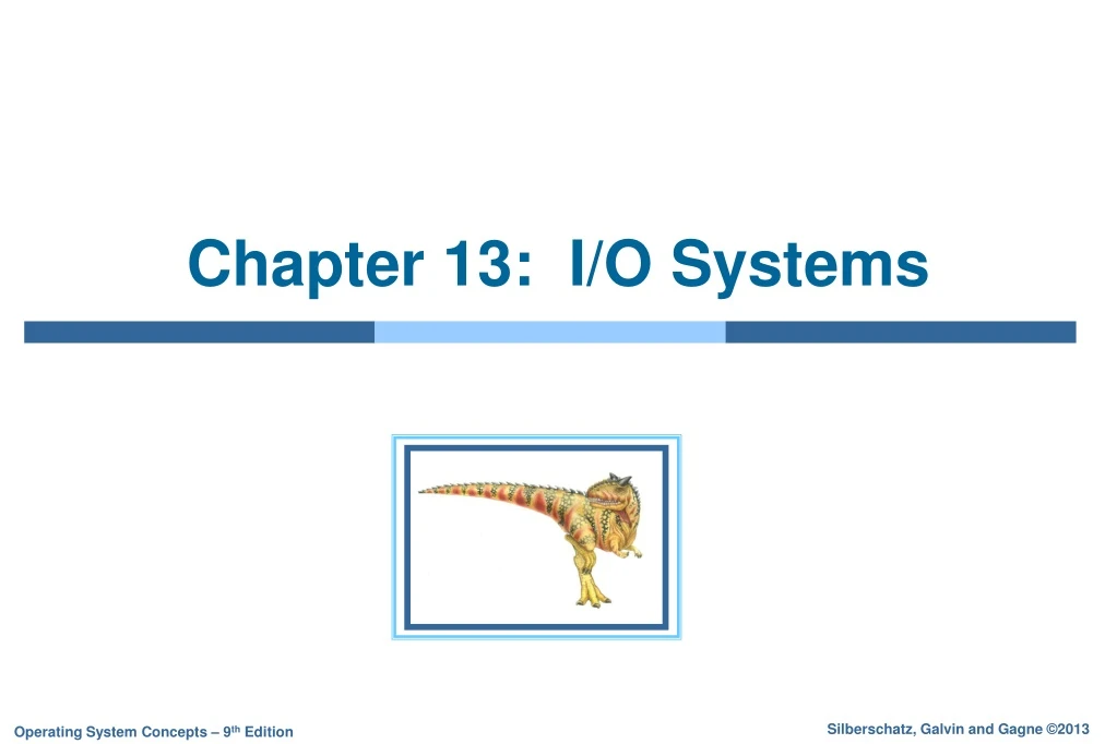 chapter 13 i o systems