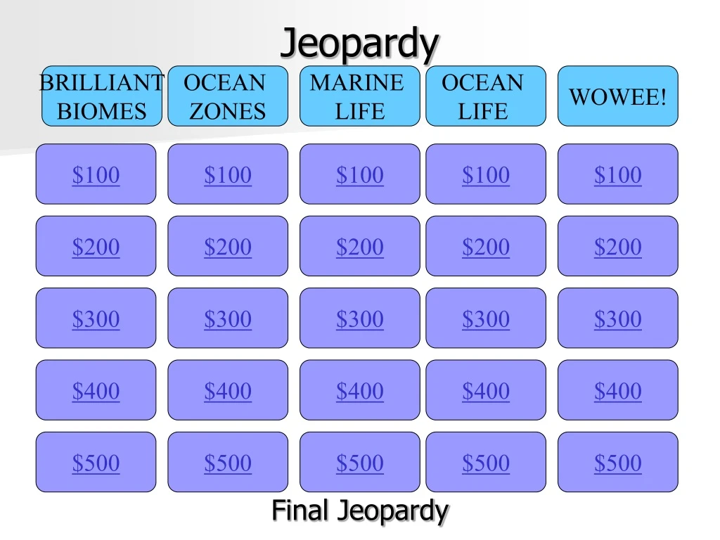 jeopardy