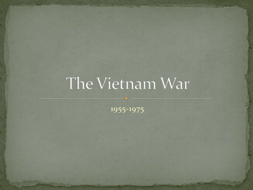 the vietnam war