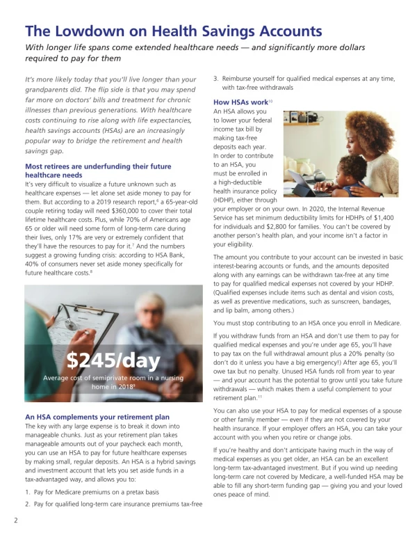 the lowdown on health savings accounts with