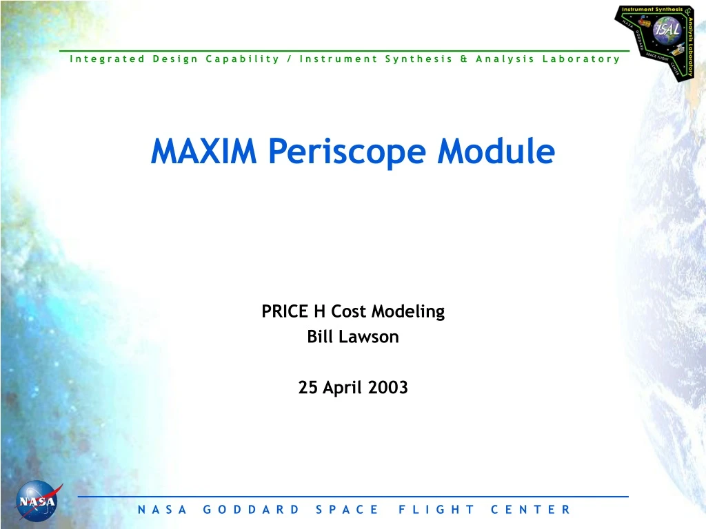 maxim periscope module