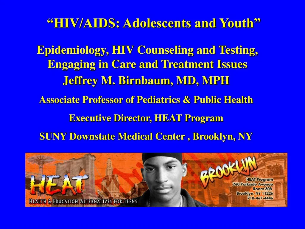 hiv aids adolescents and youth