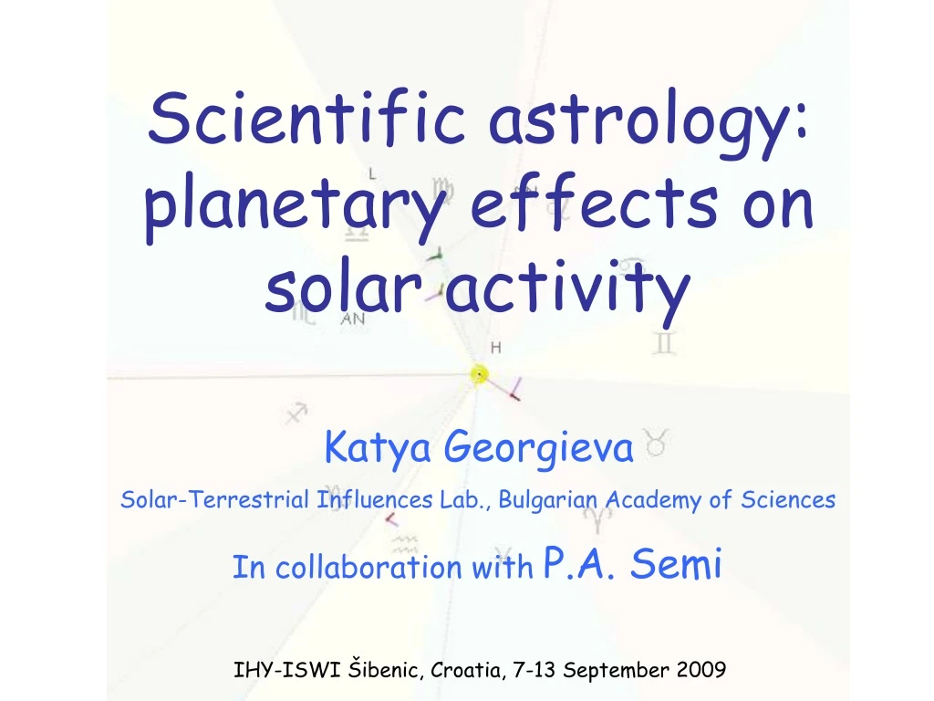 scientific astrology planetary effects on solar