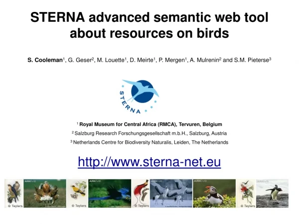 STERNA advanced semantic web tool about resources on birds