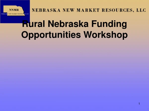 Rural Nebraska Funding Opportunities Workshop