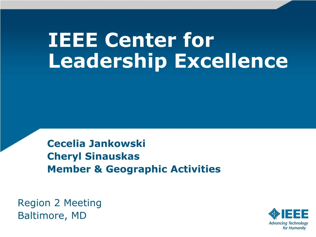 ieee center for leadership excellence