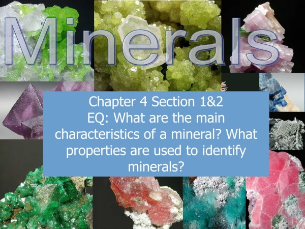 Minerals