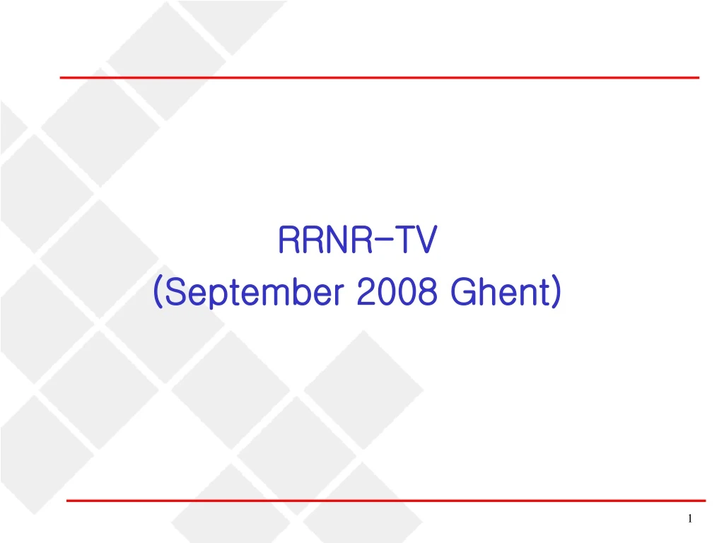 rrnr tv september 2008 ghent
