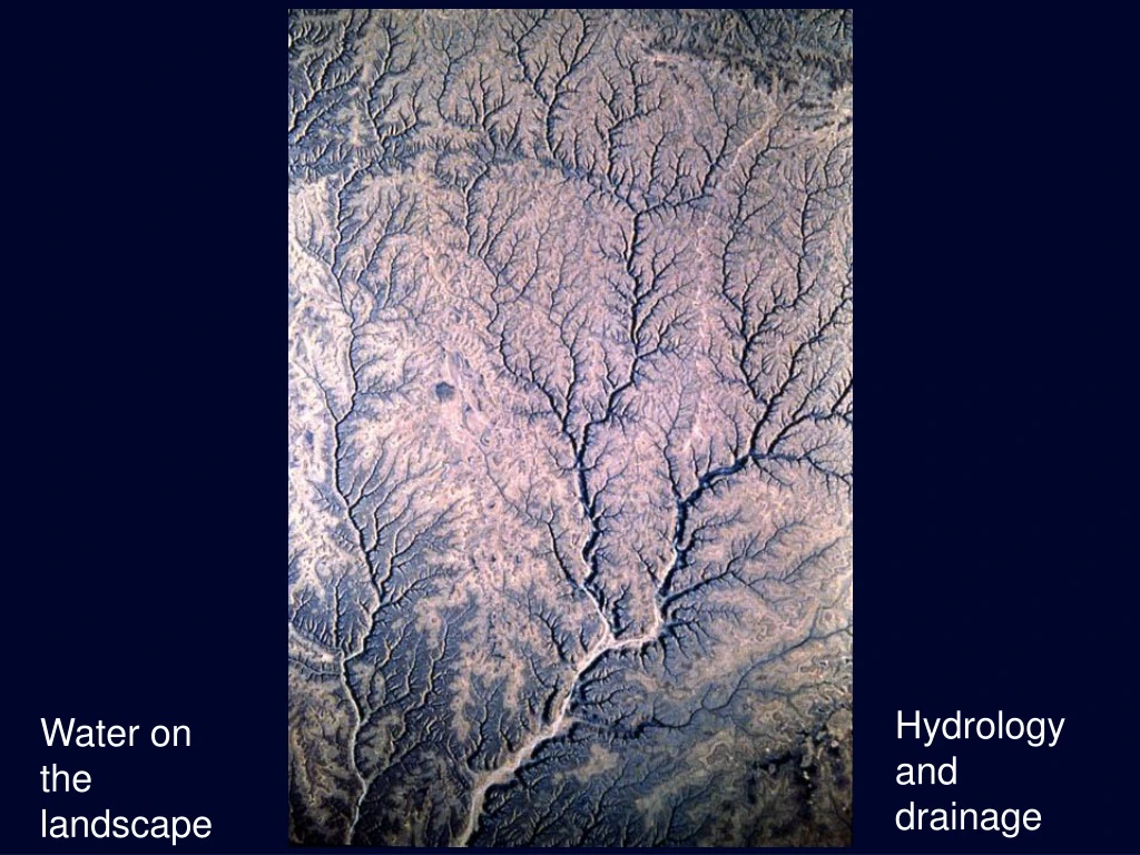 hydrology and drainage