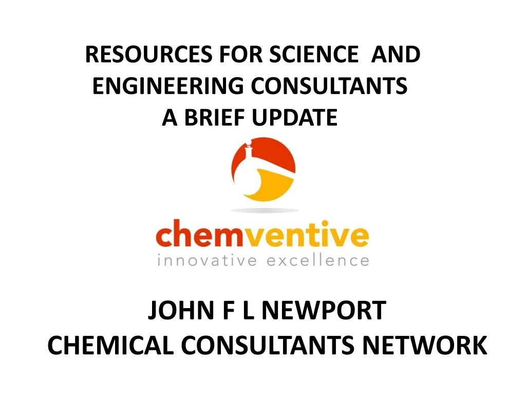 john f l newport chemical consultants network