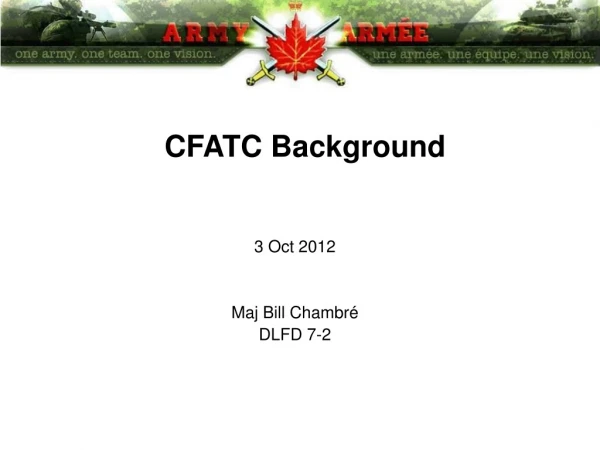 CFATC Background