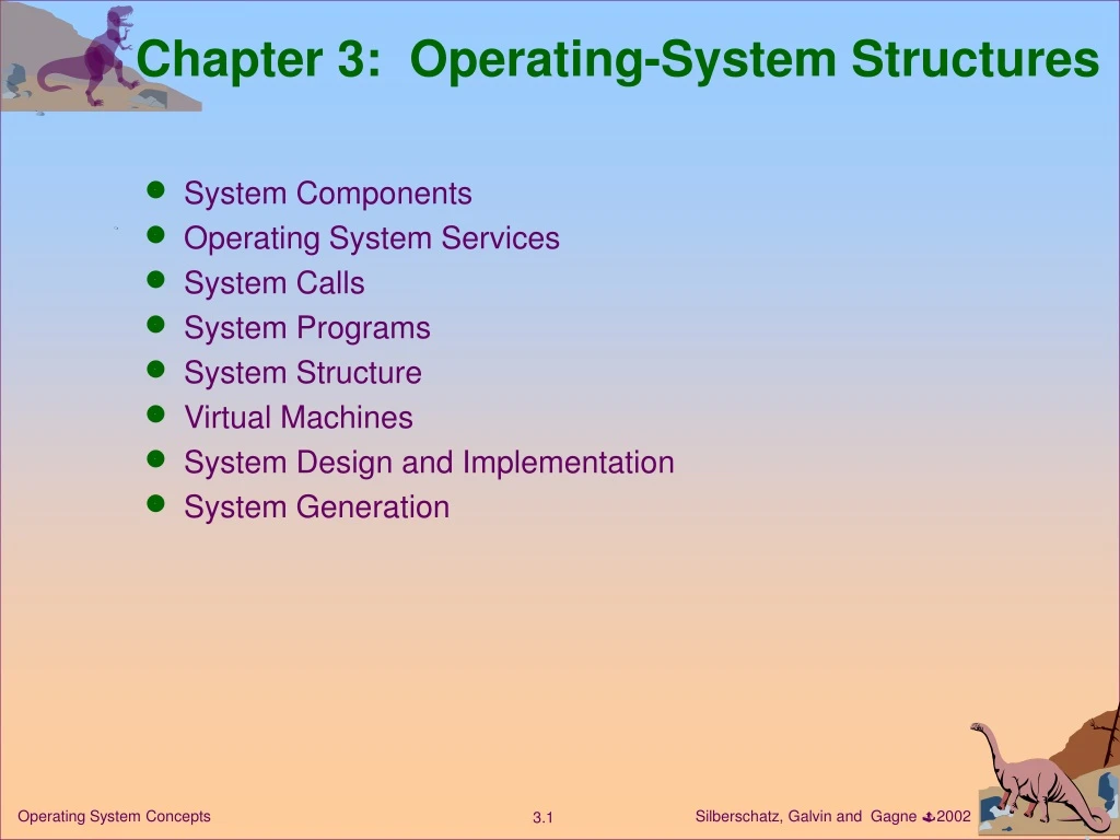 chapter 3 operating system structures