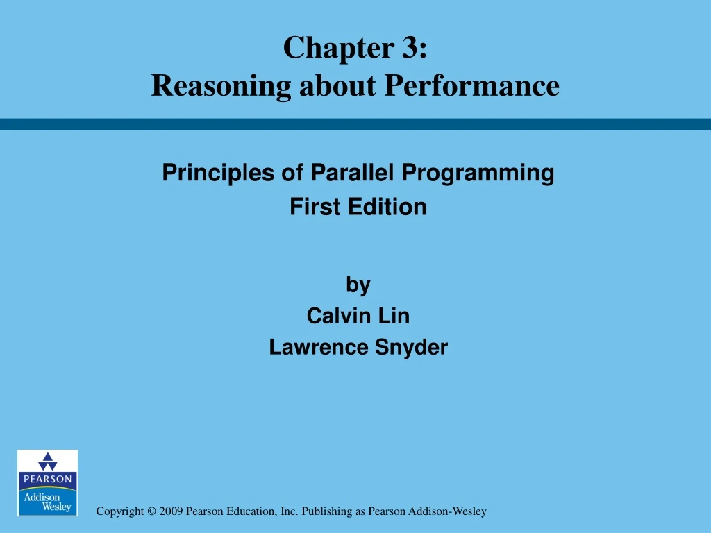 chapter 3 reasoning about performance