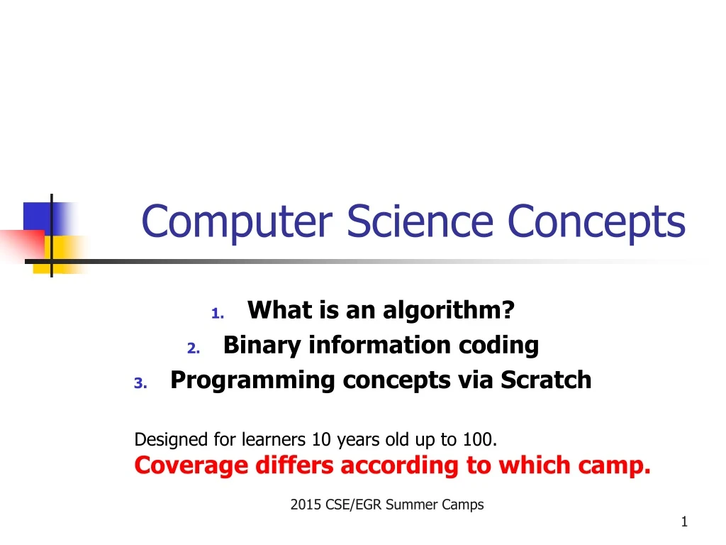 computer science concepts