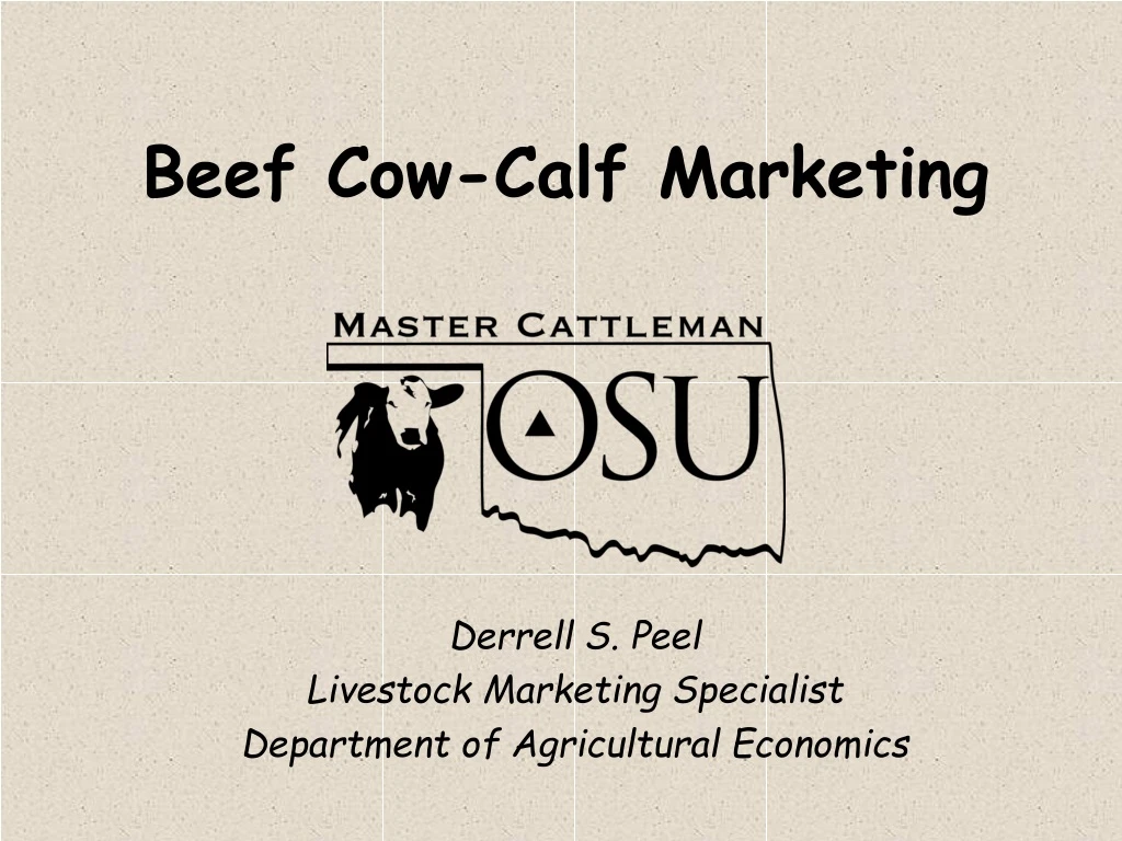 beef cow calf marketing