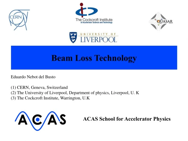 Beam Loss Technology