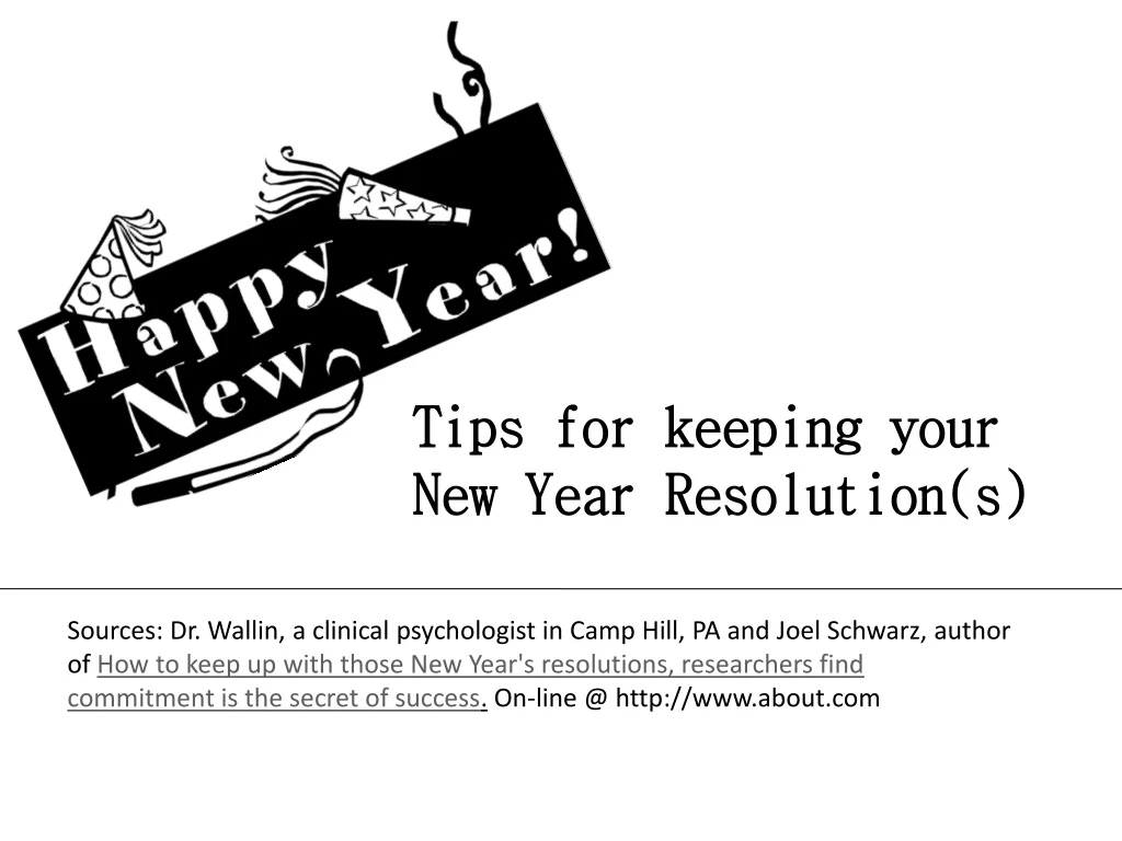 tips for keeping your new year resolution s