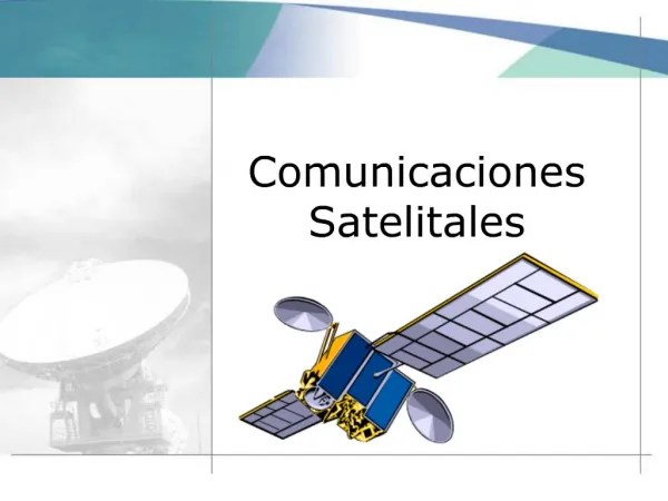 Comunicaciones Satelitales