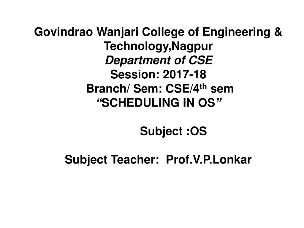 govindrao wanjari college of engineering