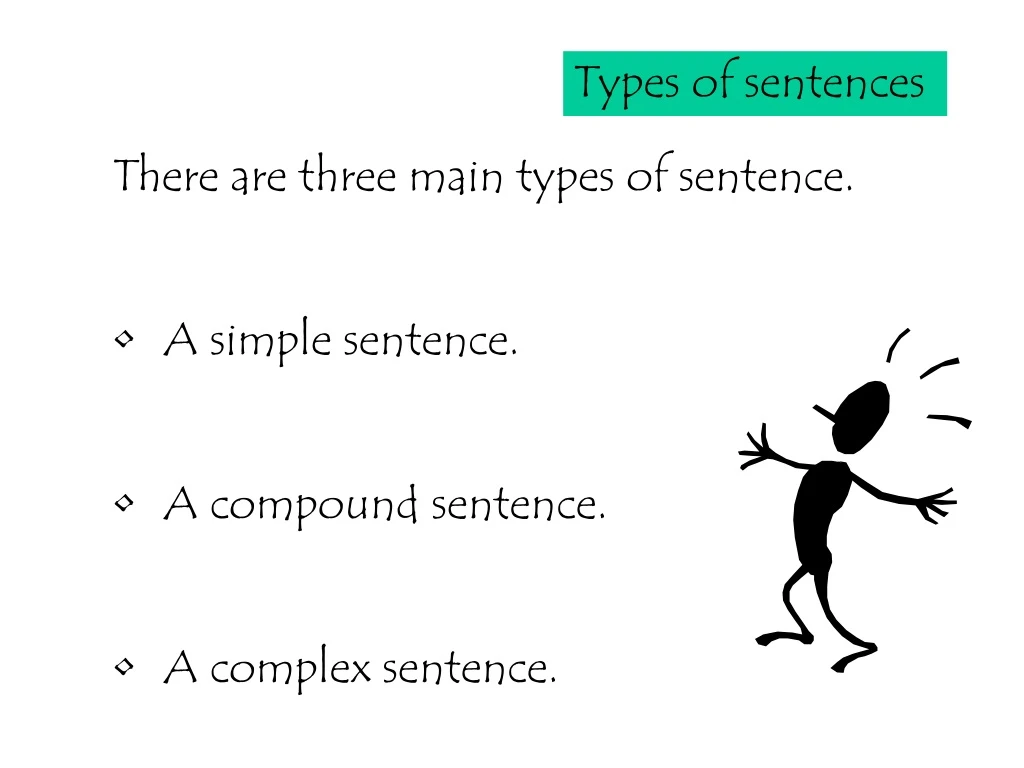 types of sentences