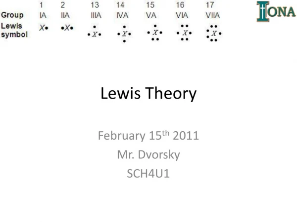 Lewis Theory
