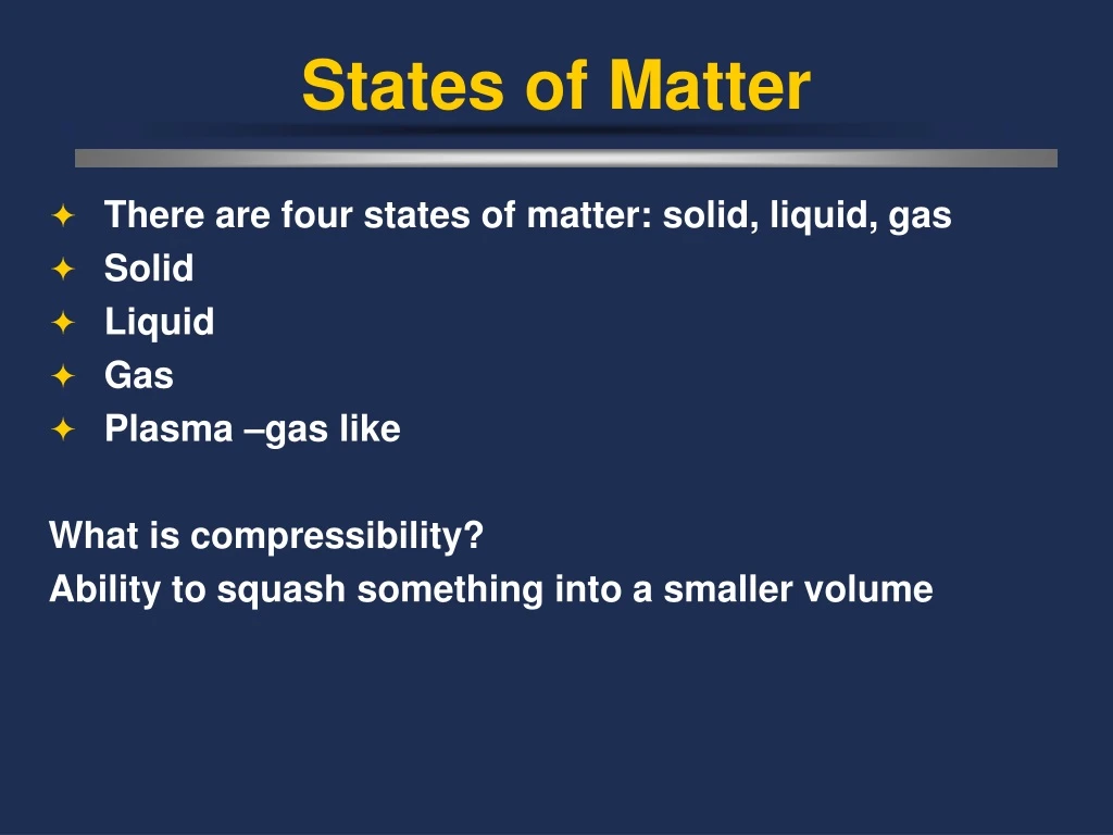 states of matter