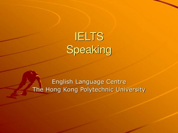 IELTS  Speaking