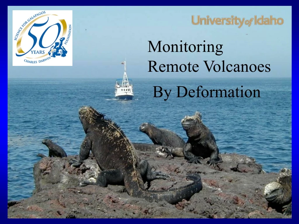 monitoring remote volcanoes