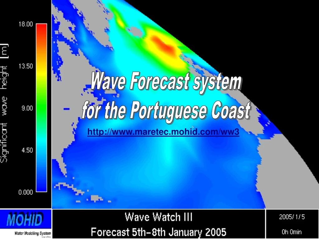 wave forecast system for the portuguese coast