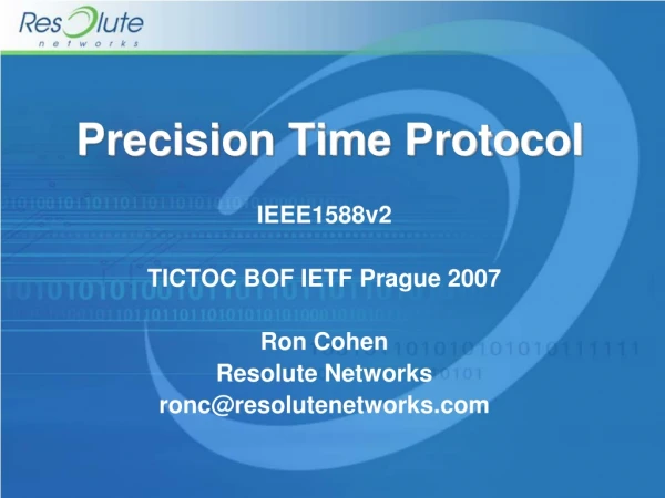 Precision Time Protocol