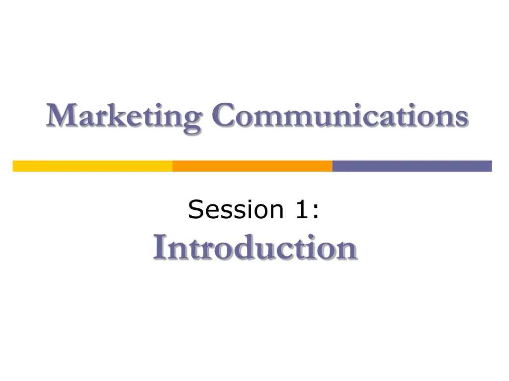 marketing communications