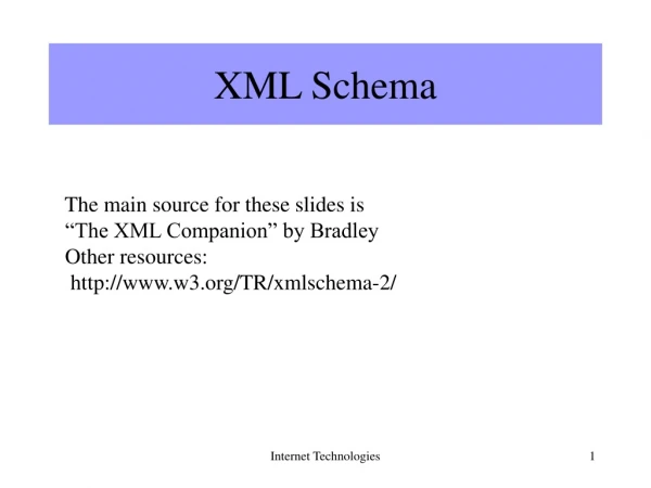 XML Schema