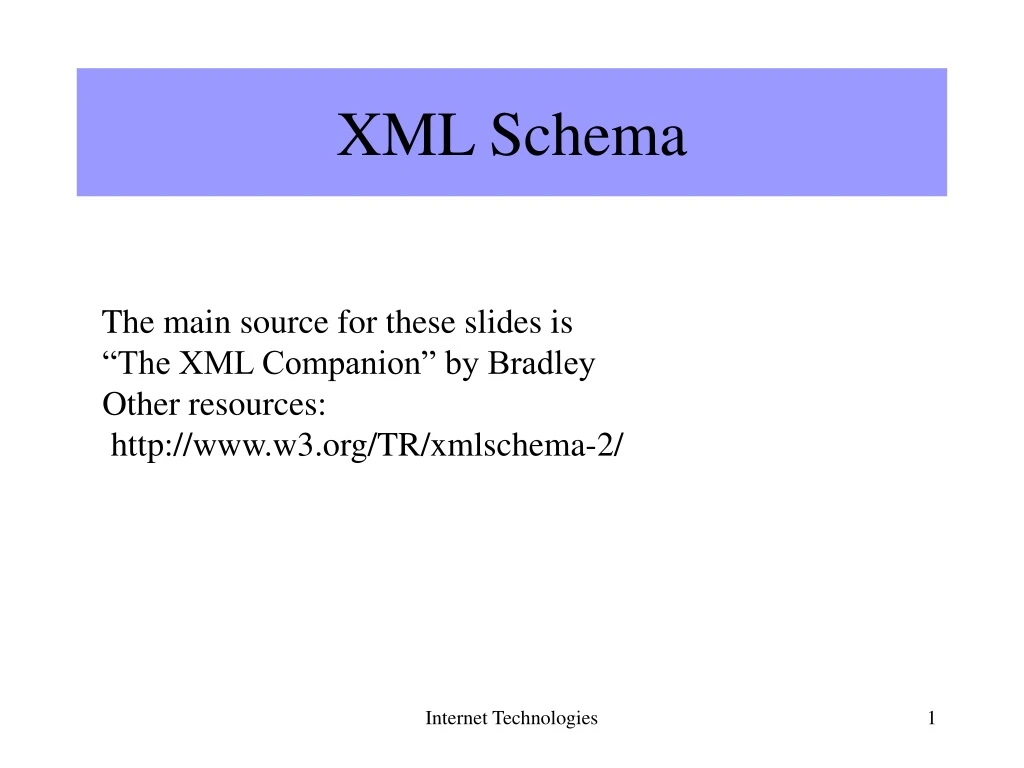 xml schema