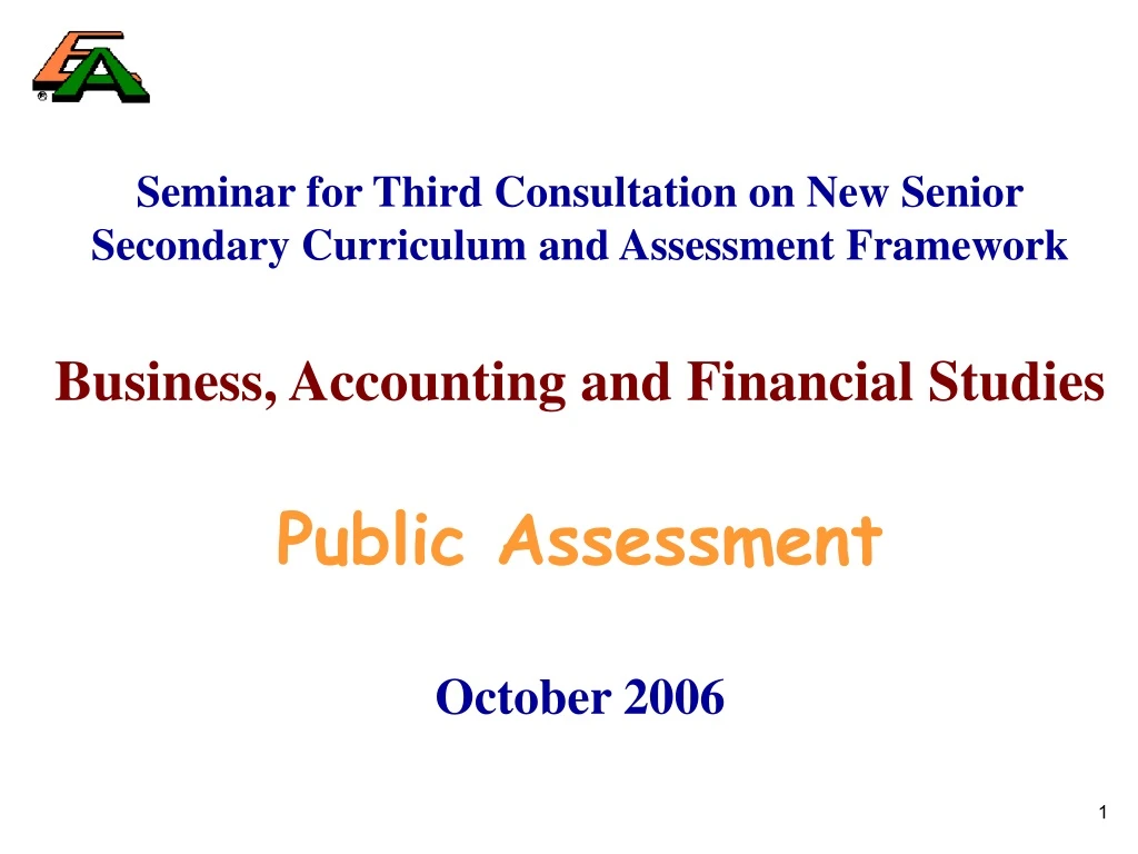 seminar for third consultation on new senior