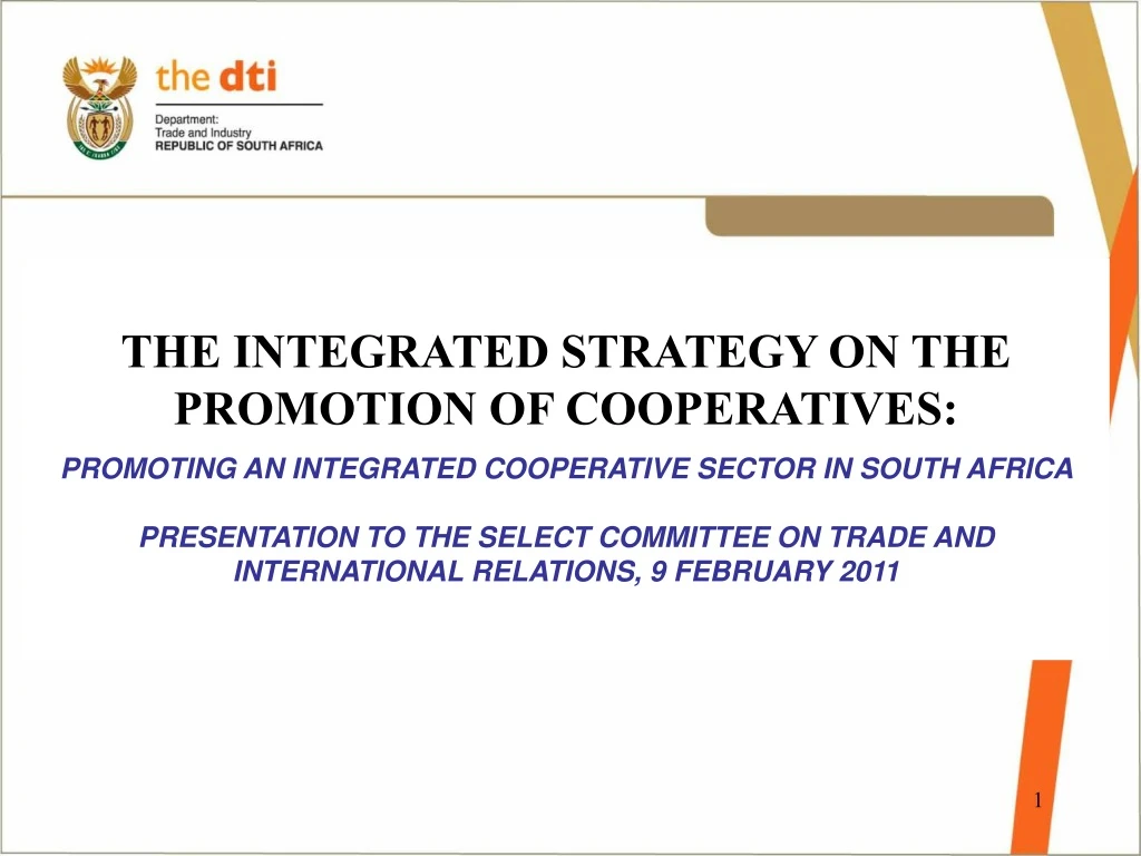 the integrated strategy on the promotion