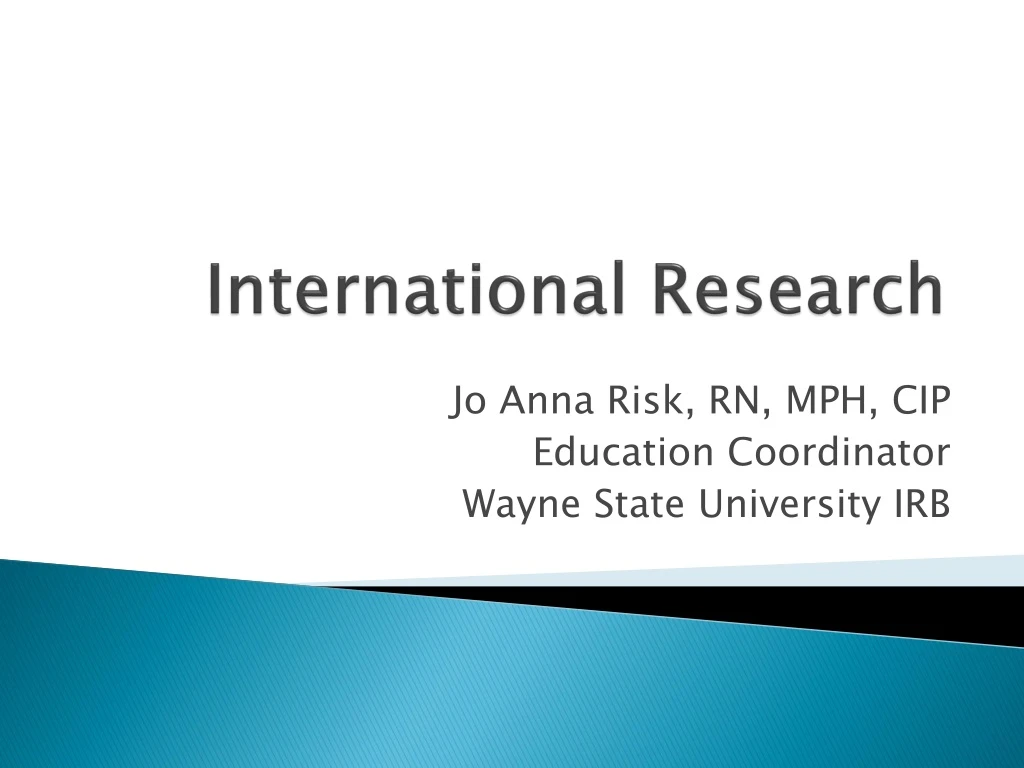 international research