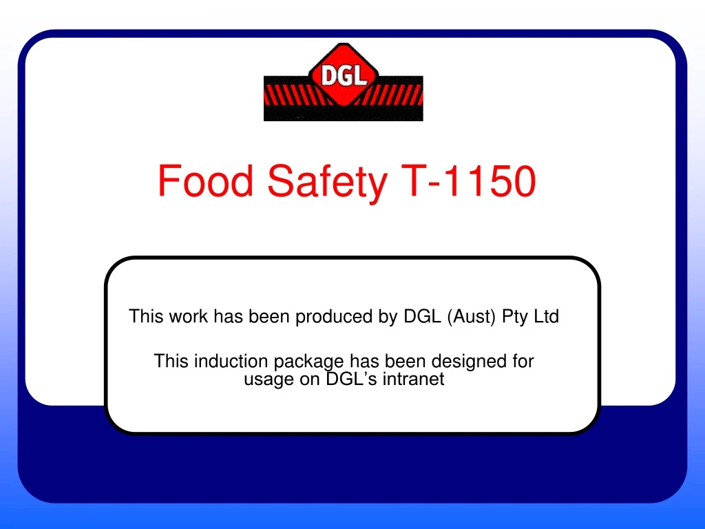 food safety t 1150