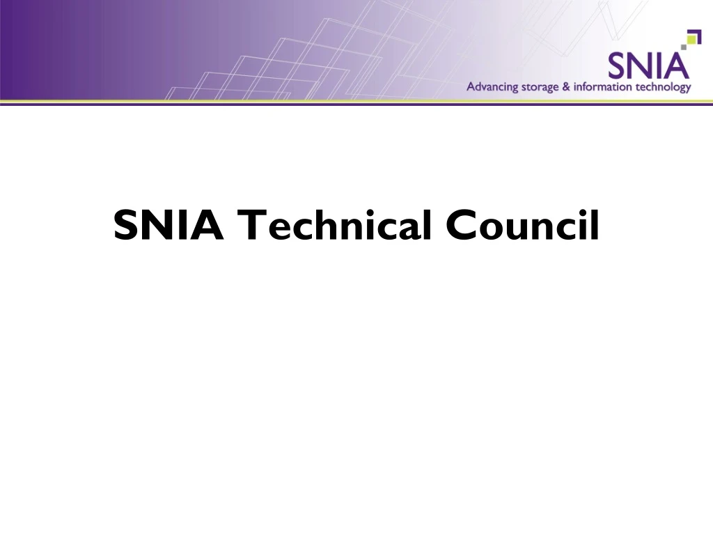 snia technical council